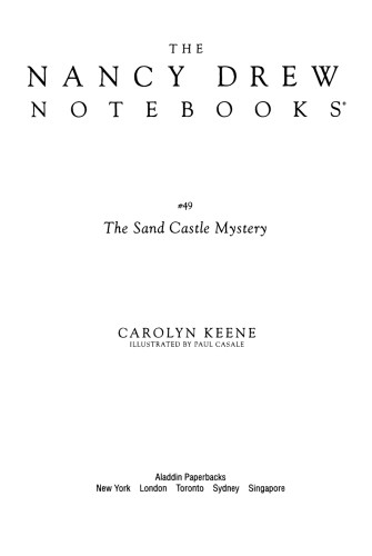 The Sand Castle Mystery Keene Carolyn
