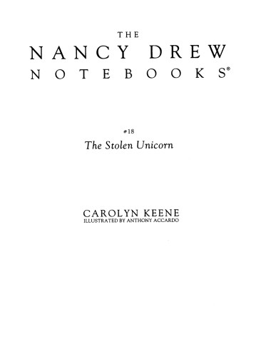 The Stolen Unicorn Keene Carolyn