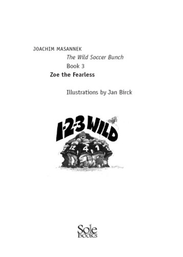 Zoe The Fearless Masannek Joachim