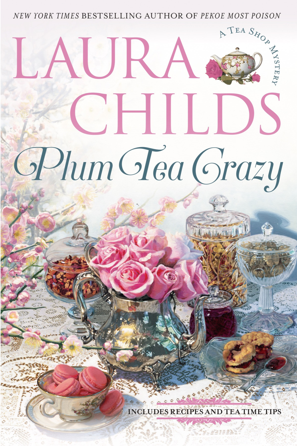 Plum Tea Crazy Tea Shop Mystery 19 Laura Childs