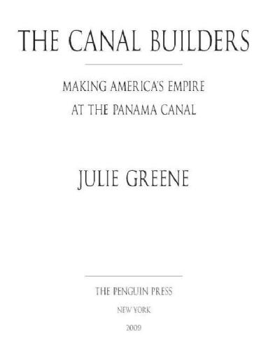 The Canal Builders Greene Julie