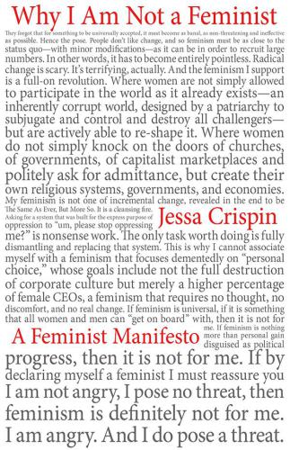 Why I Am Not A Feminist A Feminist Manifesto Crispin Jessa
