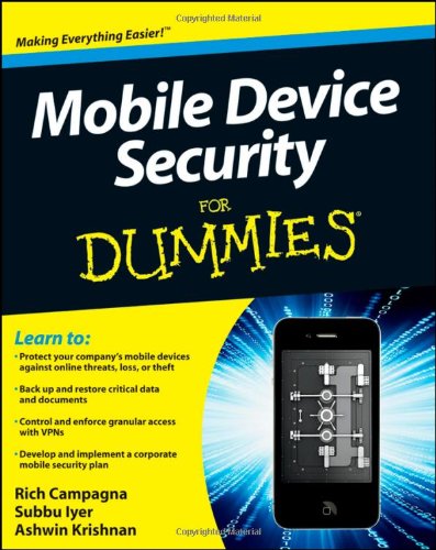 Mobile Device Security For Dummies 1st Edition Rich Campagna