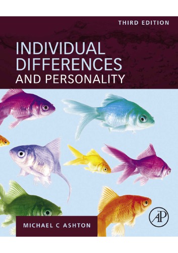 Individual Differences And Personality 3rd Edition Michael C Ashton