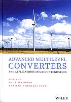 Advanced Multilevel Converters And Applications In Grid Integration Maswood
