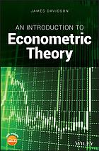An Introduction To Econometric Theory Davidson James