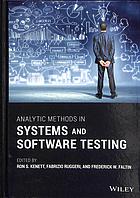 Analytic Methods In Systems And Software Testing Faltin Frederick W Kenett