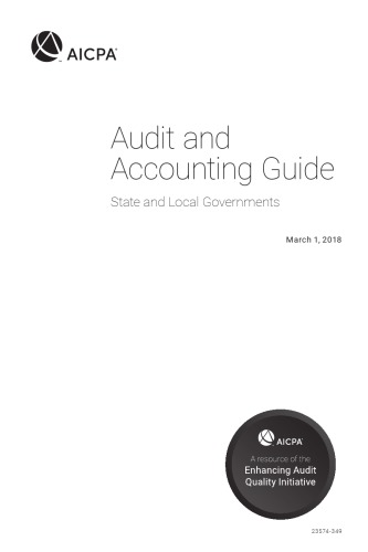 Audit And Accounting Guide State And Local Governments 2018 Aicpa
