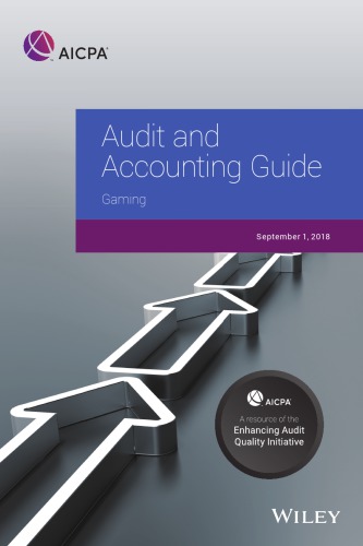 Audit And Accounting Guide Gaming September 1 2018 Aicpa