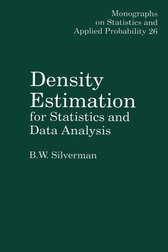 Density Estimation For Statistics And Data Analysis B W Silverman