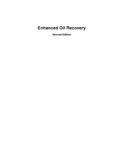 Enhanced Oil Recovery Second Edition Green Don W Willhite G Paul