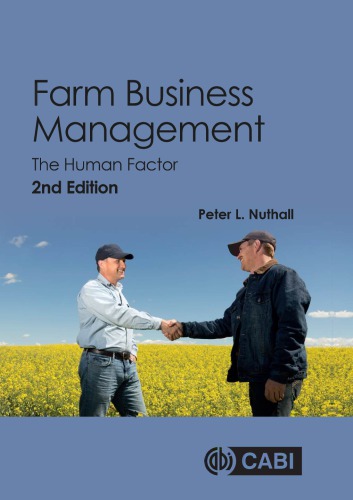 Farm Business Management The Human Factor 2nd Edition Nuthall