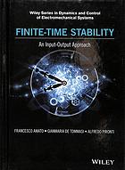 Finitetime Stability An Inputoutput Approach First Edition Amato