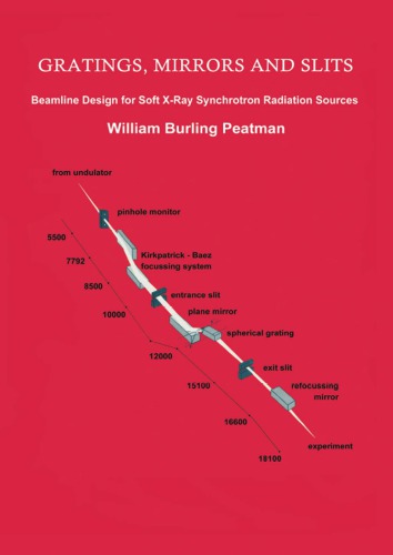 Gratings Mirrors And Slits Beamline Design For Soft Xray Synchrotron Radiation Sources First Edition Peatman