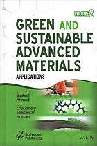 Green And Sustainable Advanced Materials Applications Ahmed