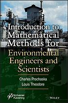 Introduction To Mathematical Methods For Environmental Engineers And Scientists Prochaska