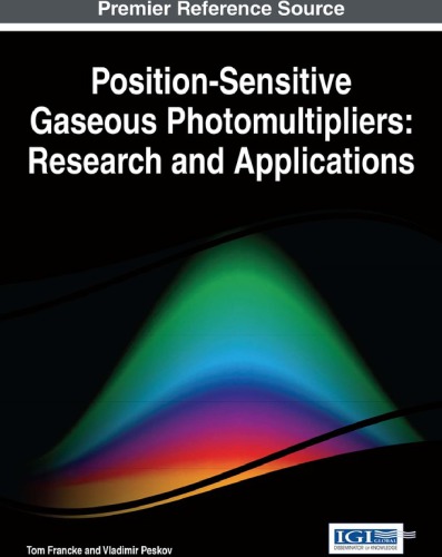 Positionsensitive Gaseous Photomultipliers Research And Applications Francke