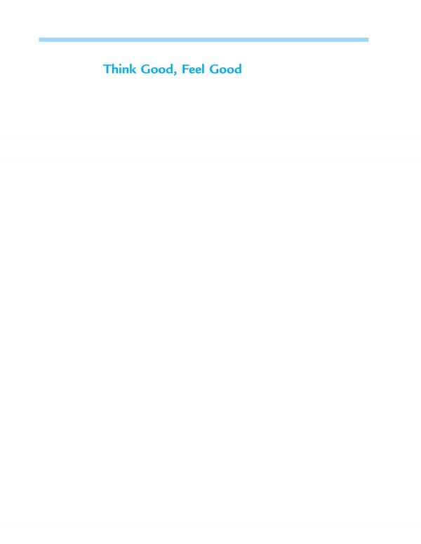 Think Good Feel Good A Cognitive Behavioural Therapy Workbook For Children And Young People Second Edition Stallard