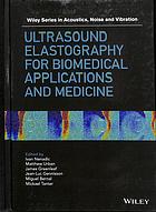 Ultrasound Elastography For Biomedical Applications And Medicine Nenadic