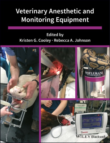 Veterinary Anesthetic And Monitoring Equipment Cooley Kristen G Johnson