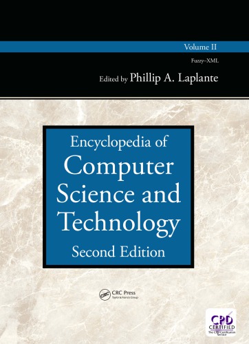 Encyclopedia Of Computer Science And Technology Volume 2 Second Edition Laplante