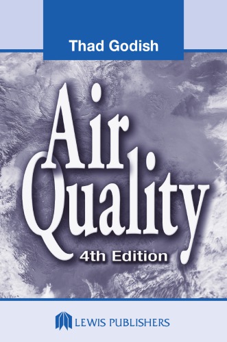 Air Quality Fourth Edition Fu Joshua S Godish Thad