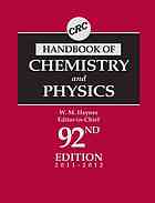 Crc Handbook Of Chemistry And Physics 92nd Ed Haynes William M