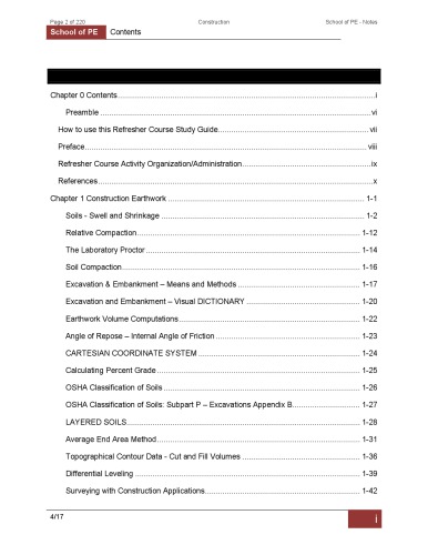 Civil Engineering Construction Pe Exam Review Breath And Depth School Of Pe