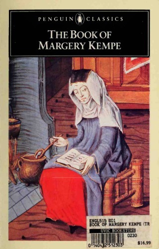 The Book Of Margery Kempe Margery Kempe