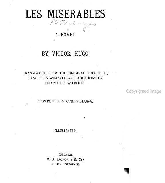 Les Misrables Victor Hugo Brigitte Faucardmartinez