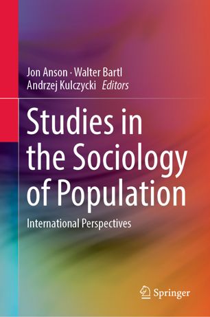 Studies In The Sociology Of Population International Perspectives 1st Ed Jon Anson