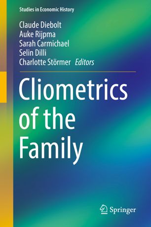 Cliometrics Of The Family 1st Ed Claude Diebolt Auke Rijpma