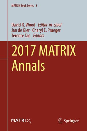 2017 Matrix Annals 1st Ed Jan De Gier Cheryl E Praeger Terence Tao