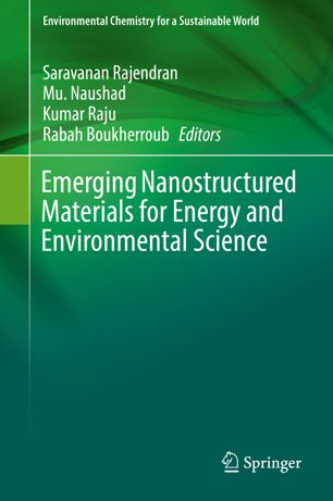 Emerging Nanostructured Materials For Energy And Environmental Science 1st Ed Saravanan Rajendran