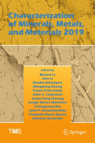 Characterization Of Minerals Metals And Materials 2019 1st Ed Bowen Li