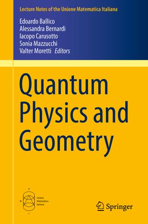 Quantum Physics And Geometry 1st Ed Edoardo Ballico Alessandra Bernardi