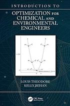 Introduction To Optimization For Environmental And Chemical Engineers Behan