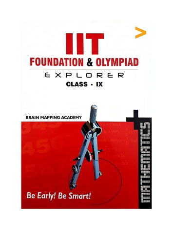 Bma Math Class 9 Part 1 Upto Plane Geometry Standard Ix Iit Jee Foundation And Olympiad Explorer Mathematics From Brain Mapping Academy Hyderabad Brain Mapping Academy Hyderabad Teachers