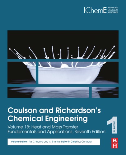 Coulson And Richardsons Chemical Engineering Volume 1b Heat And Mass Transfer Fundamentals And Applications Seventh Edition Chhabra