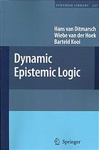Dynamic Epistemic Logic Synthese Library Volume 337 Hoek Wiebe Van Der Kooi