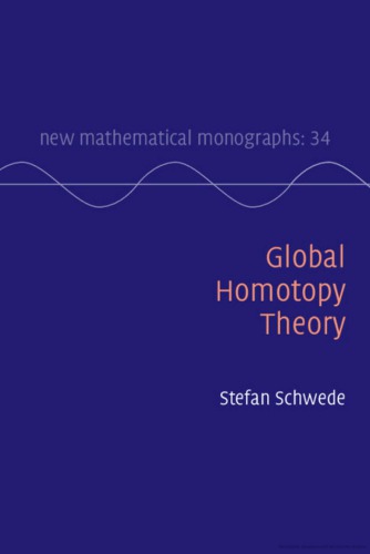 Global Homotopy Theory Stefan Schwede
