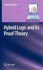 Hybrid Logic And Its Proof Theory Braner Torben