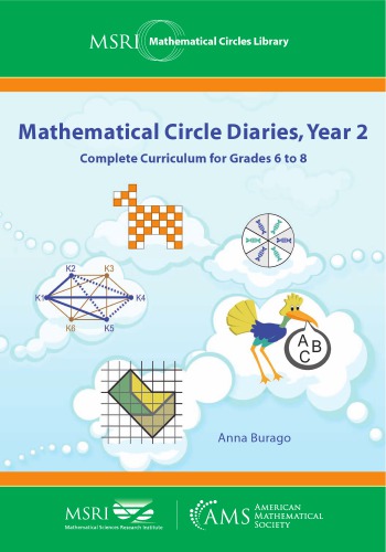 Mathematical Circle Diaries Year 2 Complete Curriculum For Grades 6 To 8 Burago