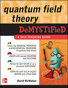 Quantum Field Theory Demystified A Selfteaching Guide Mcmahon