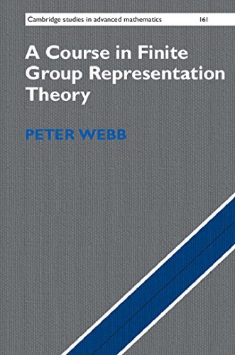 A Course In Finite Group Representation Theory Hardcover Peter Webb