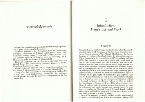 Frege Harold Noonan