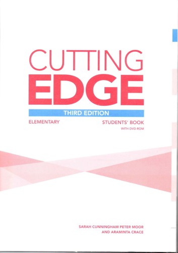 Cutting Edge Elementary Students Book 3rd Edition Sarah Cunningham Peter Moor Araminta Crace