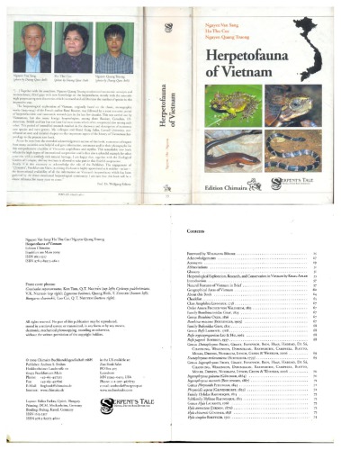 Herpetofauna Of Vietnam Nguyen Van Sang Ho Thy Cuc Nguyen Quang Truong