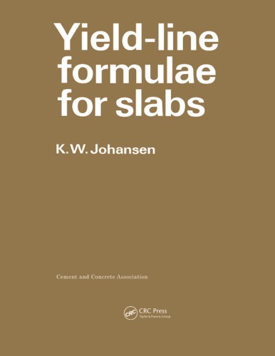 Yieldline Formulae For Slabs Knud Winstrup Johansen