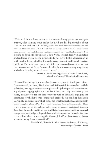 For The Fame Of Gods Name Essays In Honor Of John Piper Sam Storms Justin Taylor